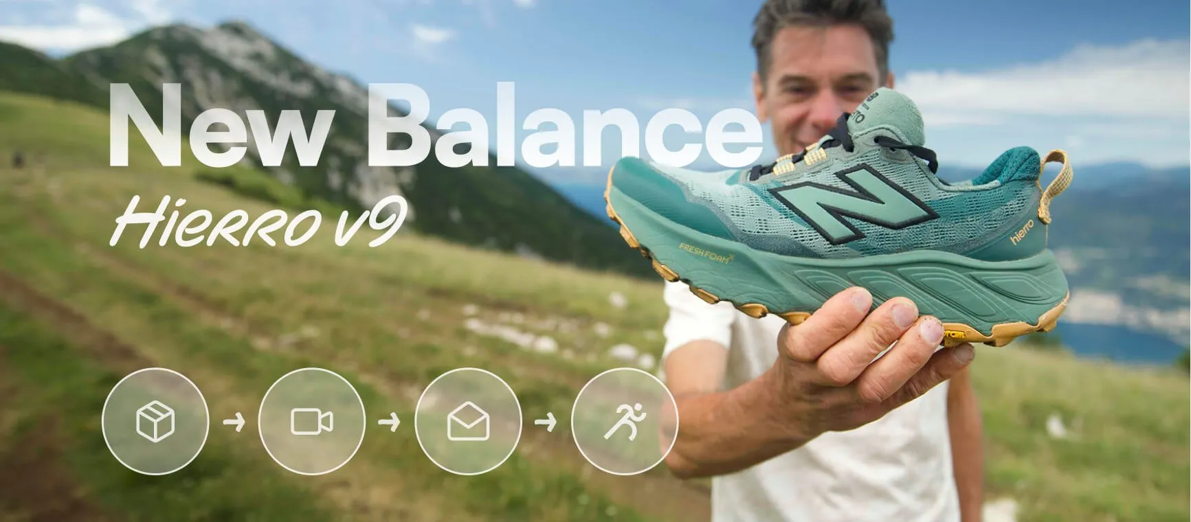 Marketing per i brand: recensione New Balance Hierro v9 con Marco Aurelio Fontana